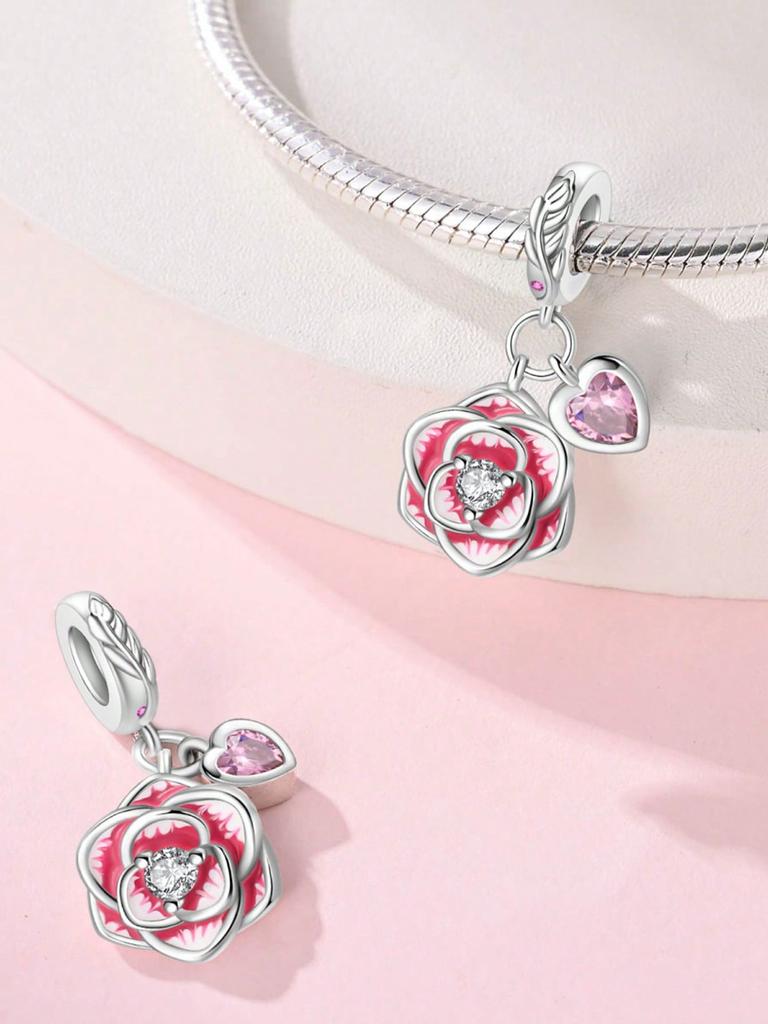 Charms Plata Cute Cat Ears Bow Tie Bead Charm Copper Plated Fit Charms Copperoriginal Bracelet For Jewelry Making Diy Charm