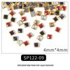 Strass & Perle Miste per Unghie con Fondo Piatto - 100 pz
