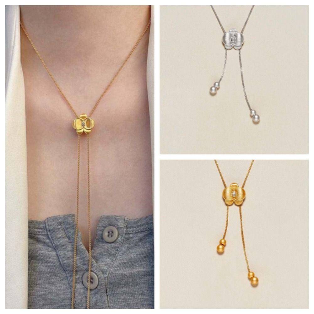 High-end Golden Collarbone Chain Luxury Exquisite Neck Pendant  Versatile