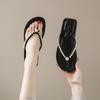 Pearl Flip-flops Women's Fashion Board Shoes New Flip-flops Beach Shoes