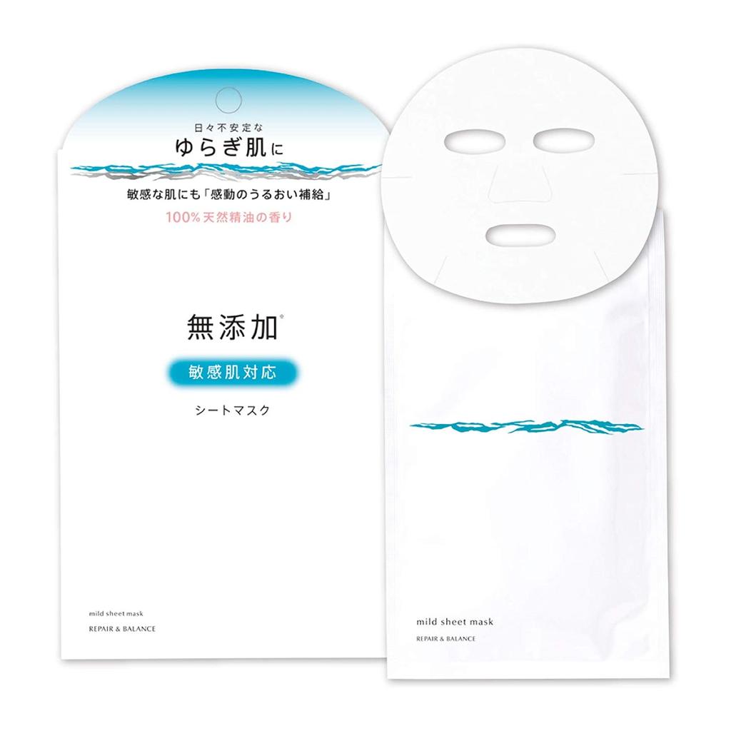 MEISHOKU Repair and Balance Mild Sheet Mask увлажняющие маски для лица, 4 шт
