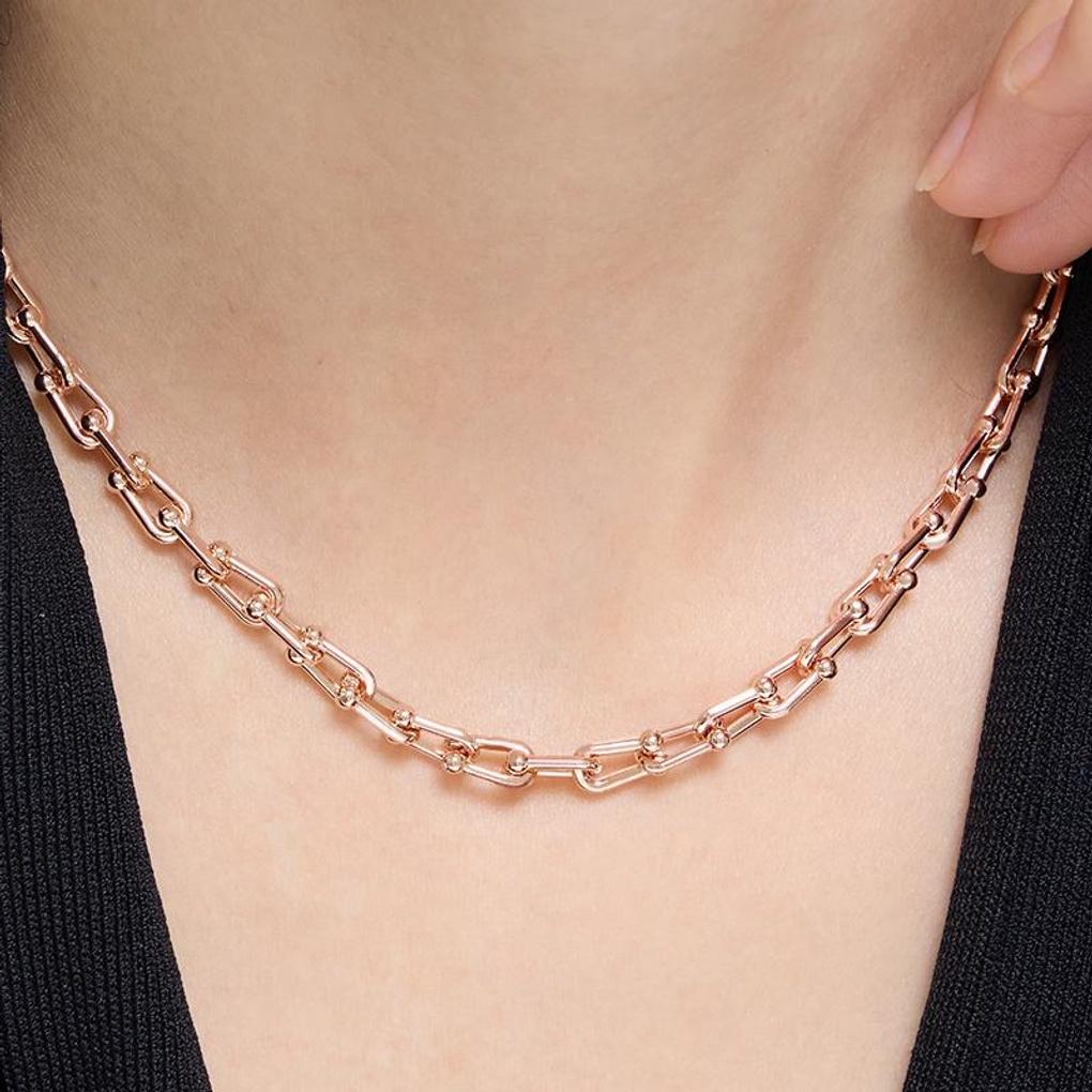 [LeShop] 14K Erno Chain Necklace (Gold Plated)_LJ5322BRN