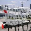 Bike Rear Basket Metal Large Rear Cycle Rack Frame Cycle Rear Shelf Schoolbag Cycle Storage Basket with Lid Cycling Basket