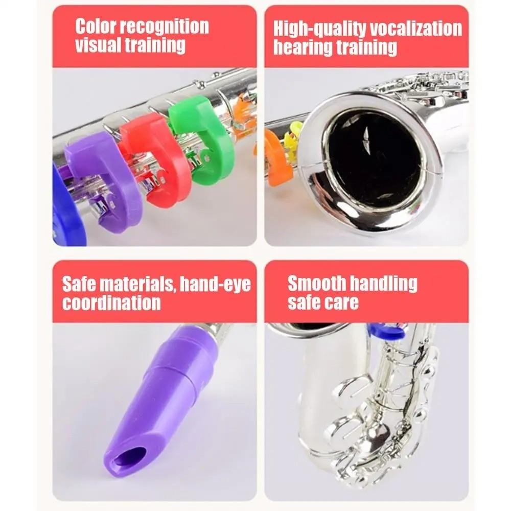 Simulated Musical Kids Saxophone Toy Four-tone Simulation Clarinet Toy For Toddler