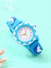 Cute Dolphin Silicone Watch Strap with Colorful Hands and Markers for Children, Suitable for Daily Wear and Christmas Gifts