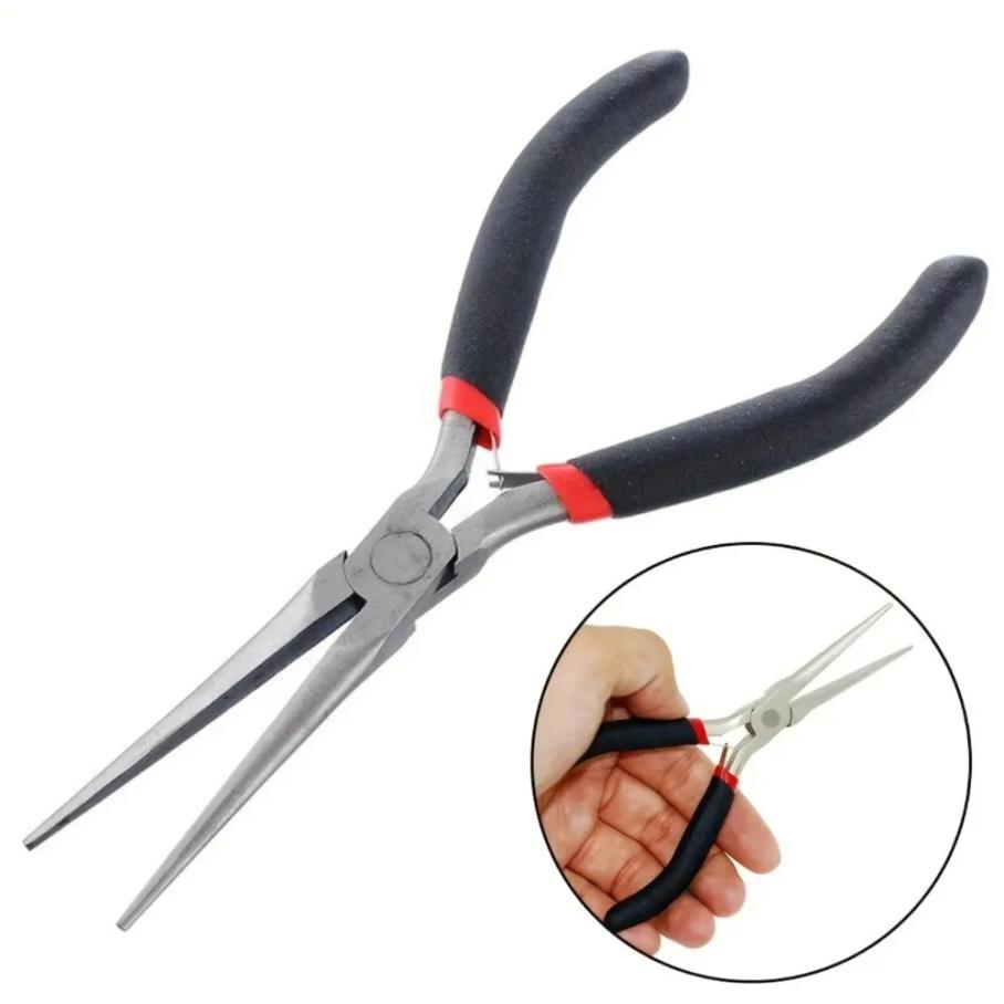 Multi functional tool, long nose pliers, needle nose pliers, tweezers, repair hand tools