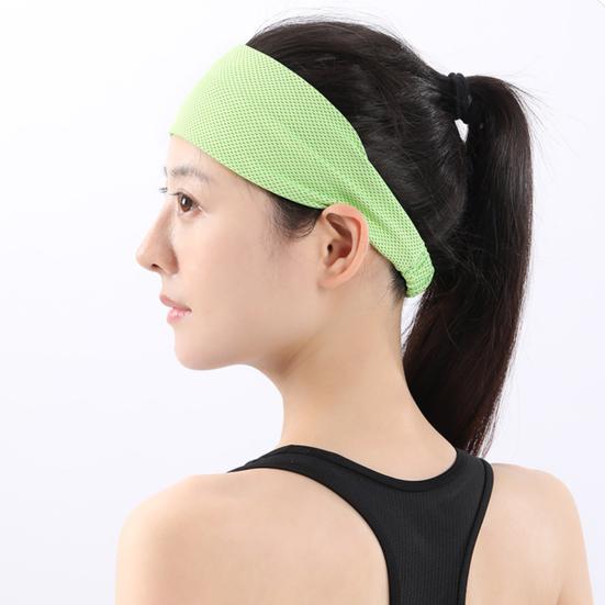 Sportshårbånd for menn kvinner Sklisikkert Fukttransporterende Elastisk Atletisk Svettebånd for Sport Løping Yoga Trening Fitness