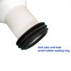 Toilet Extension Pipe Shifter with Reliable Performances Straight Pipe Connector for Bathroom Use Minimizes Leaks & Odor