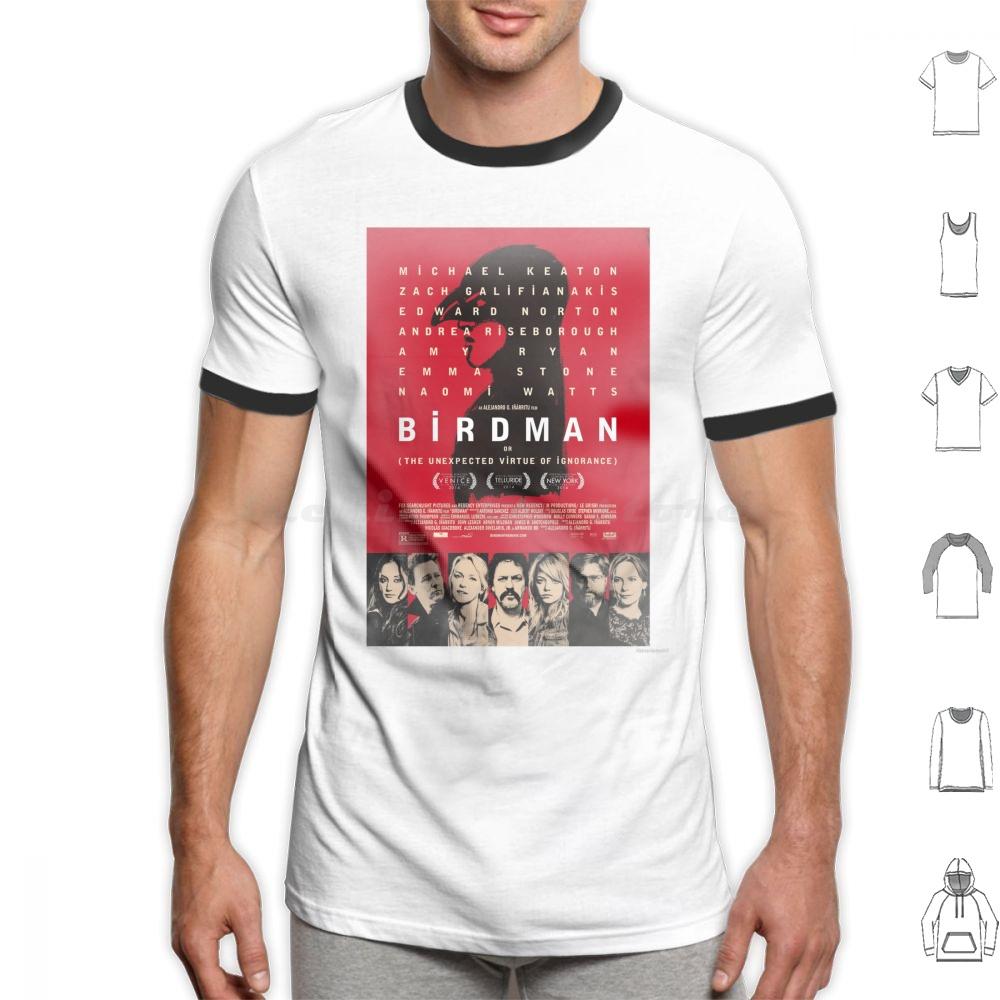 Birdman Or The Unexpected Virtue Of Ignorance Movie Shirt T Shirt Big Size 100 Cotton Movies Birdman Birdman Movie