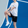 Li Ning Sports Casual Simple Solid Color Letter Round Neck Pullover Comfortable Breathable Badminton Shirt Unisex tops White AHSV055-2