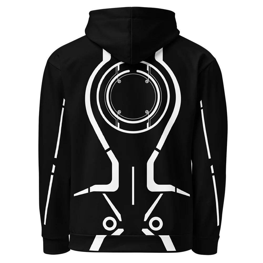 Cosplay Custom European Size Hoodies TRON Ares Film Graphic 3D Printing Sweatshirts Winter Nine Inch Nails NIN Band Pullover Men