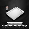 Jiuweiya 304 Food-Grade Stainless Steel Flat Square Roasting Pan