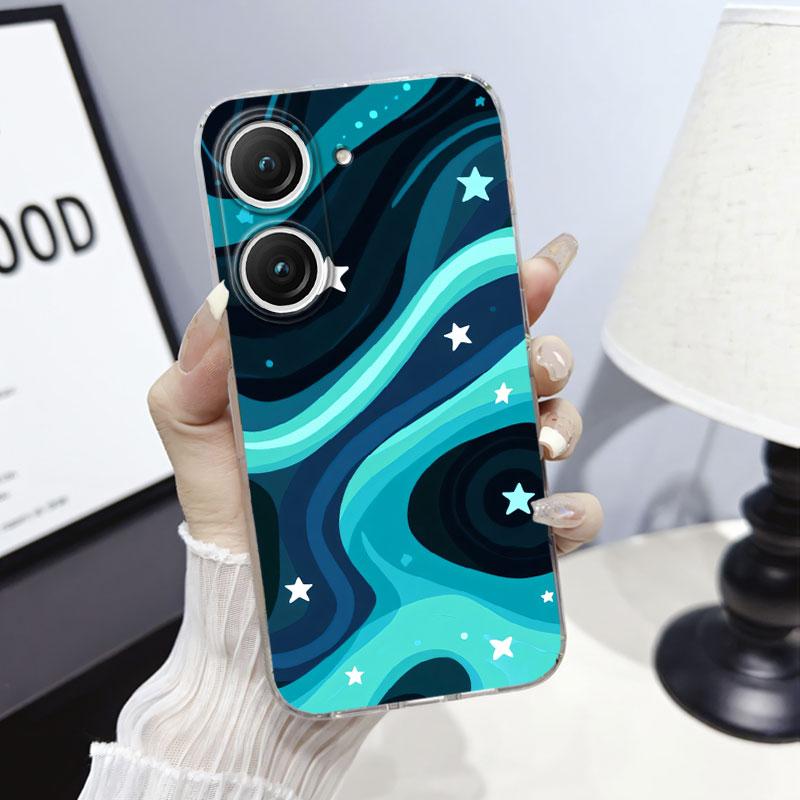 

Beauty Floral For Asus Zenfone 9 10 Case Cover For Asus Zenfone 10 Marble Clear Soft Silicone Phone Case Protective Funda Bumper Asus Zenfone 10