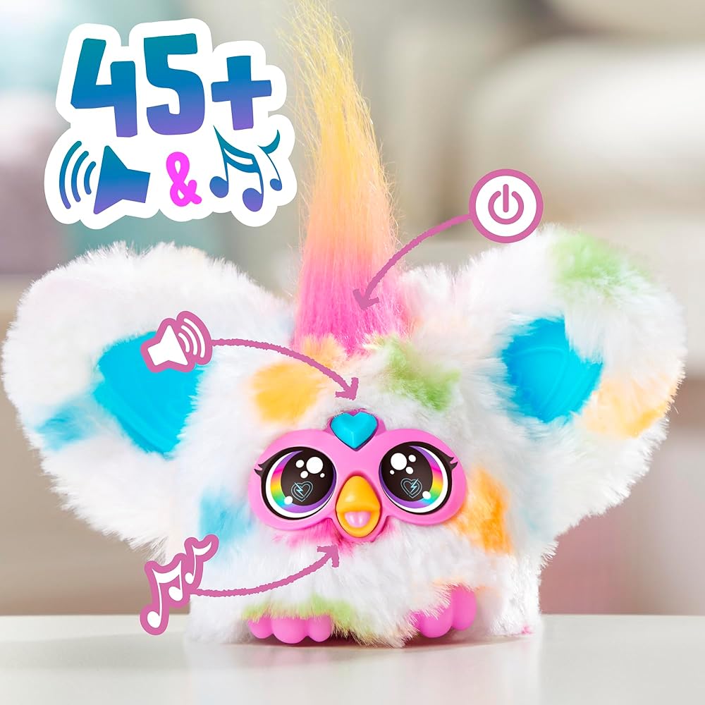 Hasbro Furby Furblets Mini Friend 45 Sounds Interactive Plush Toy Ages 6+ Multicolor G1613