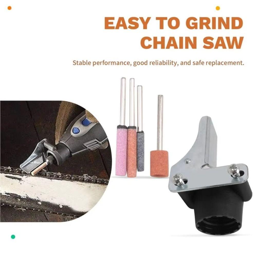 6pcs Adjustable Sharpening Angle Chainsaw Sharpening Attachment Kit Chainsaw Parts Gardening Tools