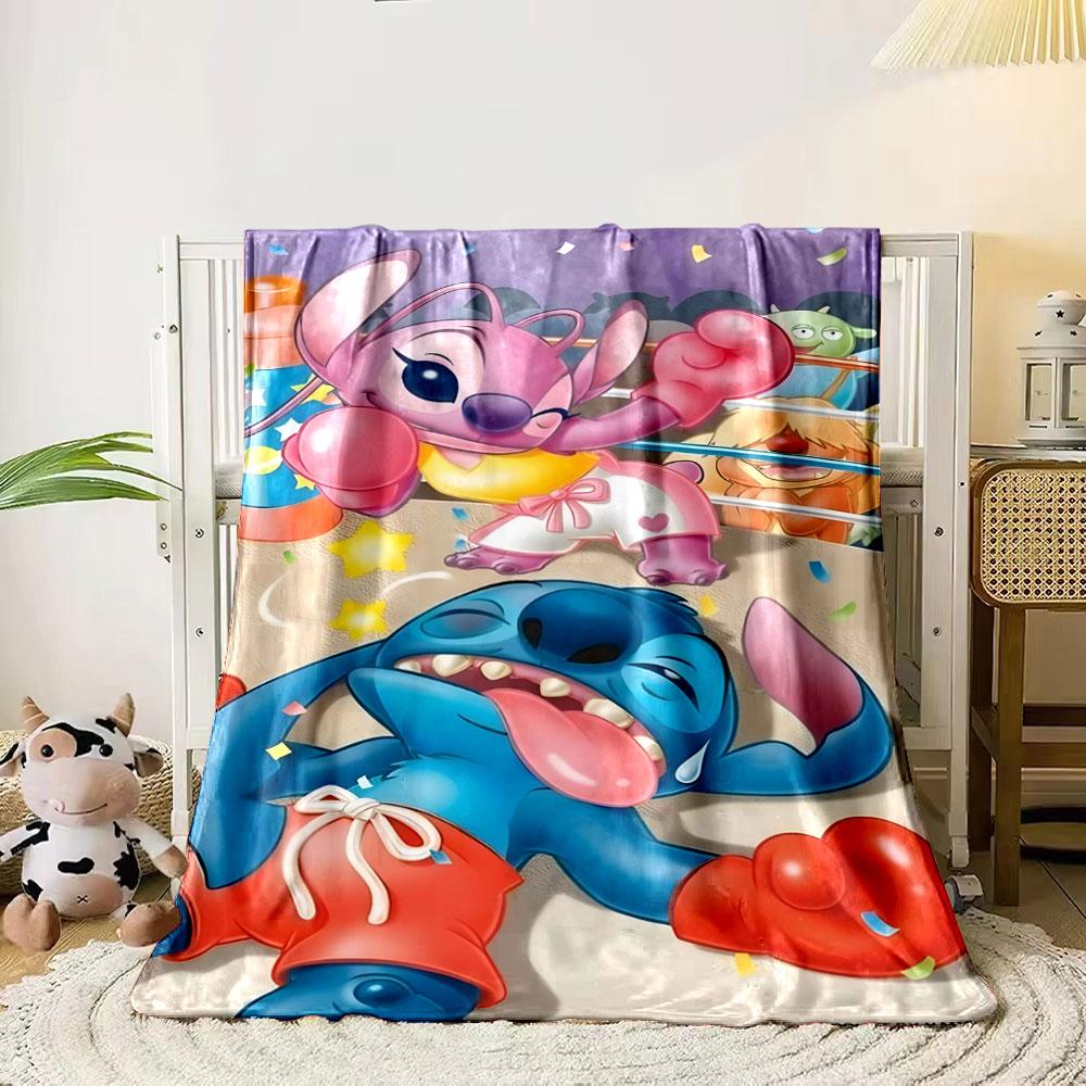 

Two cartoon characters boxing, with the blue one knocked out on the floor. for all seasons blanket lunch break throw gift 80cm x 120cm