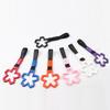 Flower-shaped Plastic Pull Ring Car Handrail Belt Decorative Rear Bumper Warning Ring Subway Train Bus Handle Strap