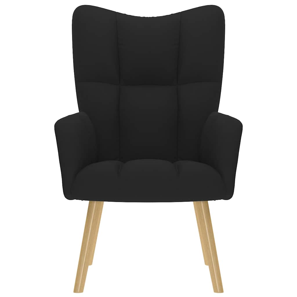 Relax Chair Black Fabric