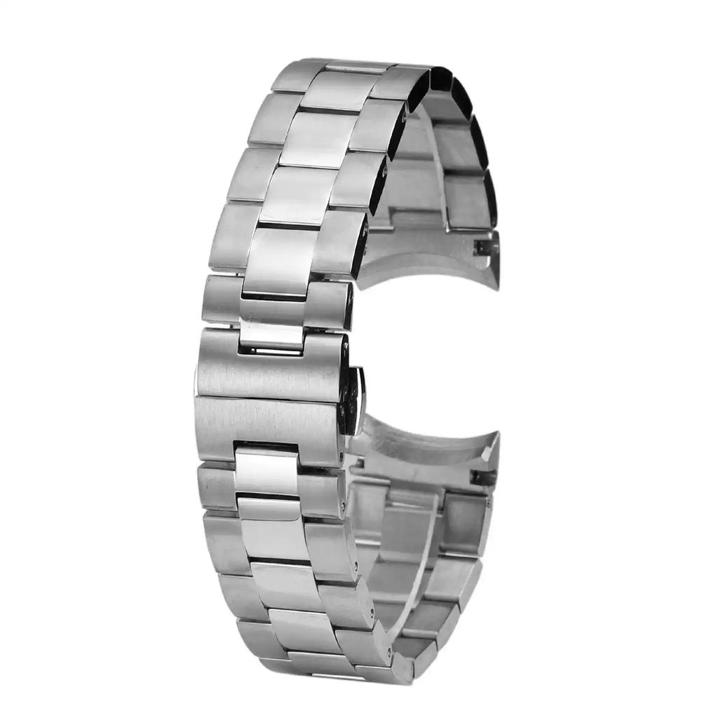 T127 Stainless steel strap 21mm For Tissot demeanor series men's Watchband T127.407 Curved End Links Metal Wristband bracelet