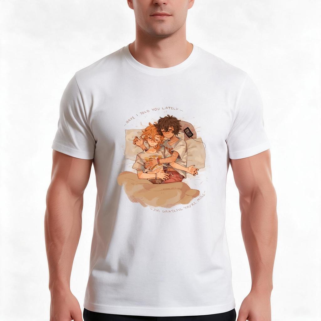 Boyfriends (No Bandages No Background) TShirt Summer Casual Cotton Tee Oversized Streetwear Tops Vintage Graphic Print