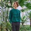CHALLENGER Men'S Airflow Pocket Round Woven Top Dark Green