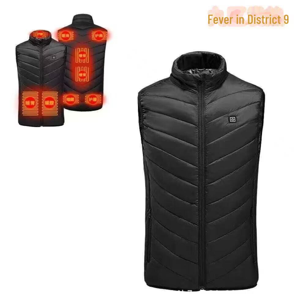 Smart Electric Heating Vest with Multi-Zone Heating for Consistent Warmth