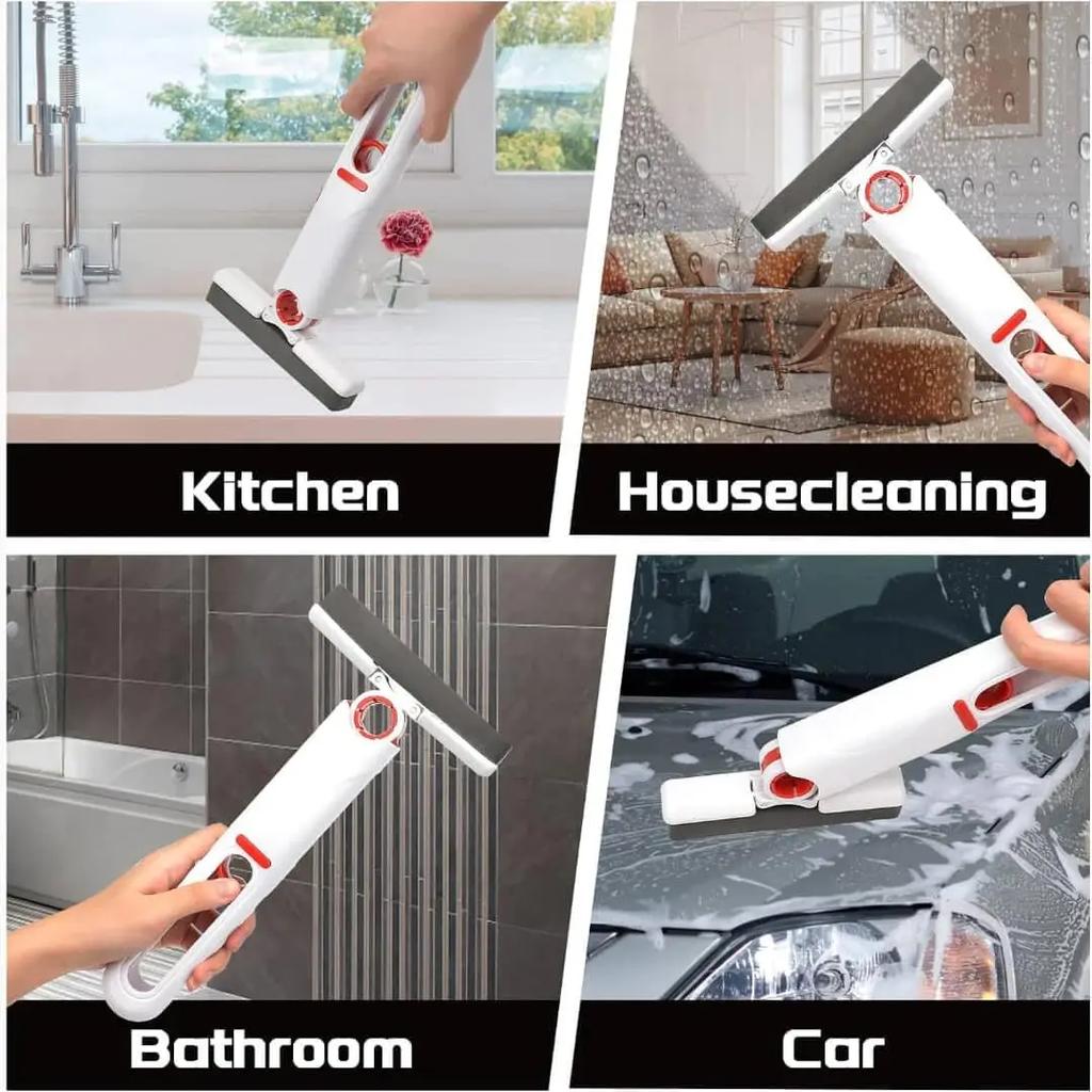 Mini Handheld Mop Folding Powerful Squeeze Home Cleaning Mops with Sponge Self-squeezing Floor Washing Mops Desk Window Car