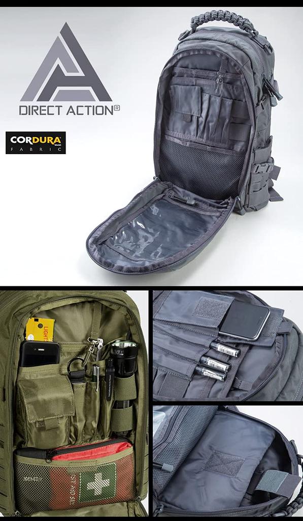 Helicon-Tex DIRECT ACTION DUST MK II BACKPACK, 20L, Cordura 500D, Military Backpack, Tactical Backpack (COYOTE)
