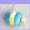 Plush Tropical Fish Keychain With Pp Cotton Filling For Kids And Adults