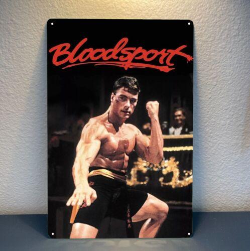 Bloodsport van damme Movie Metal Poster Tin Sign 20x30cm PlateAluminum 20x30cm(7.8x11.8inch)