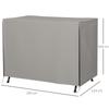 205 X 124cm Three-Seater Swing Chair Protective Cover Grey