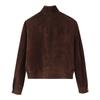 European and American style, new women's clothing, fashionable pockets with anti-velvet bomber jacket