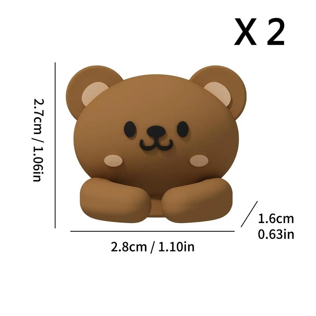 WORTHBUY Desktop Cute Cable Organizers Holder Clips Desk Tidy Organiser Self Adhesive Cable Management Office Wire Cord Holder