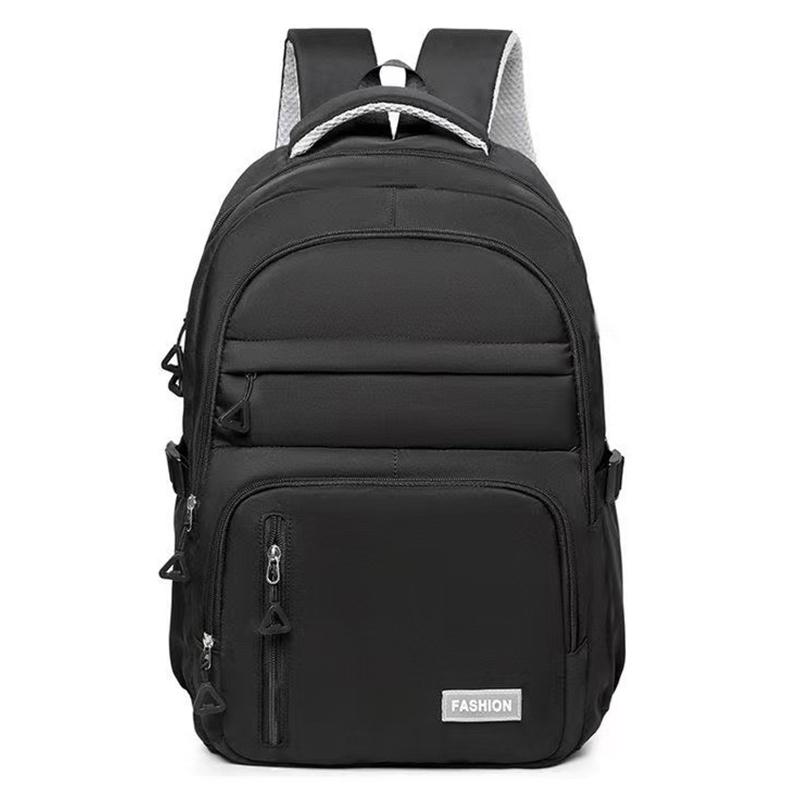 Women Pink Oxford Fabric Backpack Large Capacity Multi Pocket Lightweight Water Resistant Casual Daily School Travel Laptop