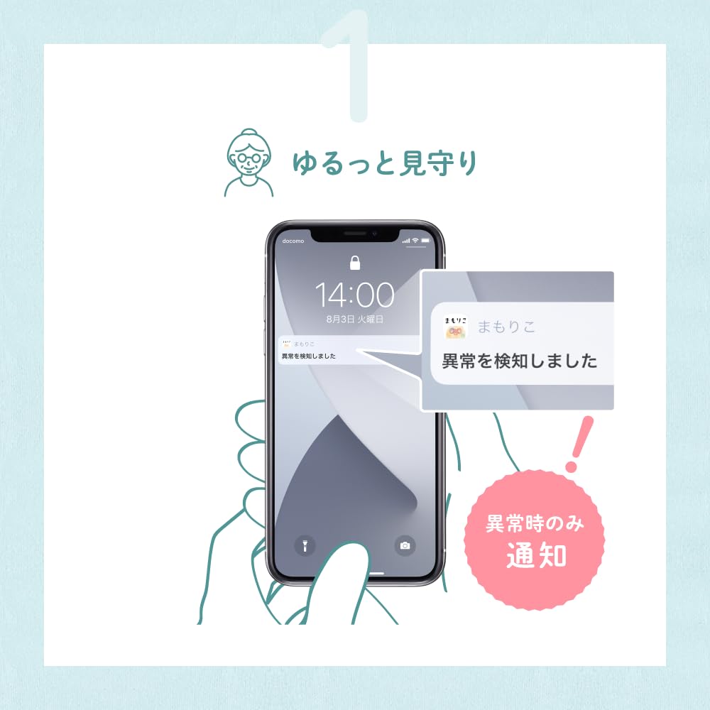 Nekorico Mamorico Elderly Monitoring Refrigerator Dedicated Lifestyle LTE (2nd Generation) Service, Monitoring, App, Rhythm, Built-in