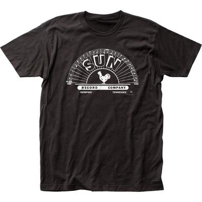 Sun Records B&W Logo Mens T Shirt Rock And Roll Classic Band Tee New Black