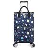 Stylish Insulated Foldable Shopping Cart with Universal Wheels