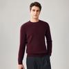 Zhaojun Men's 100% Cashmere Plaid Knit Pullover Sweater