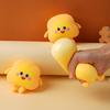 Cute Smile Bread Squishy Stress Ball Soft Sensory Fidget Squeeze Anti Stress Toy Fun Dough Ball Anxiety Squish Party Favor Gift