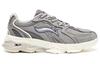 LI NING 1990 Suede Cushioning Slip Resistant Abrasion Resistant Low top Running Shoes Men's Haze Gray ALFR119-2
