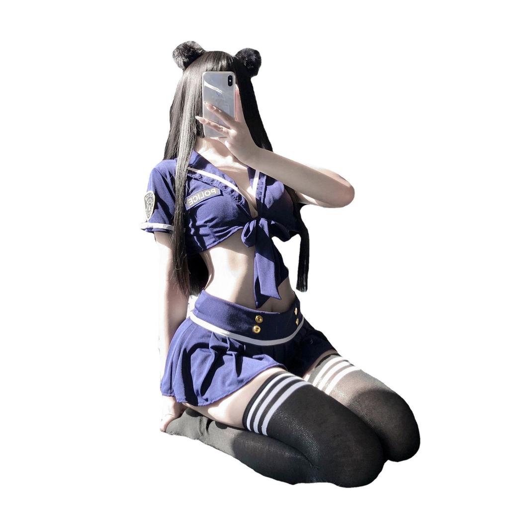 Sexy Role Play Costume: Flight Attendant, Policewoman, Secretary Uniform