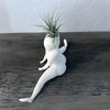 Funny Big Booty Ghost Planter Big Booty Air Plant Display Succulent Planter Decoration Plant Pots Funny Prank Gift