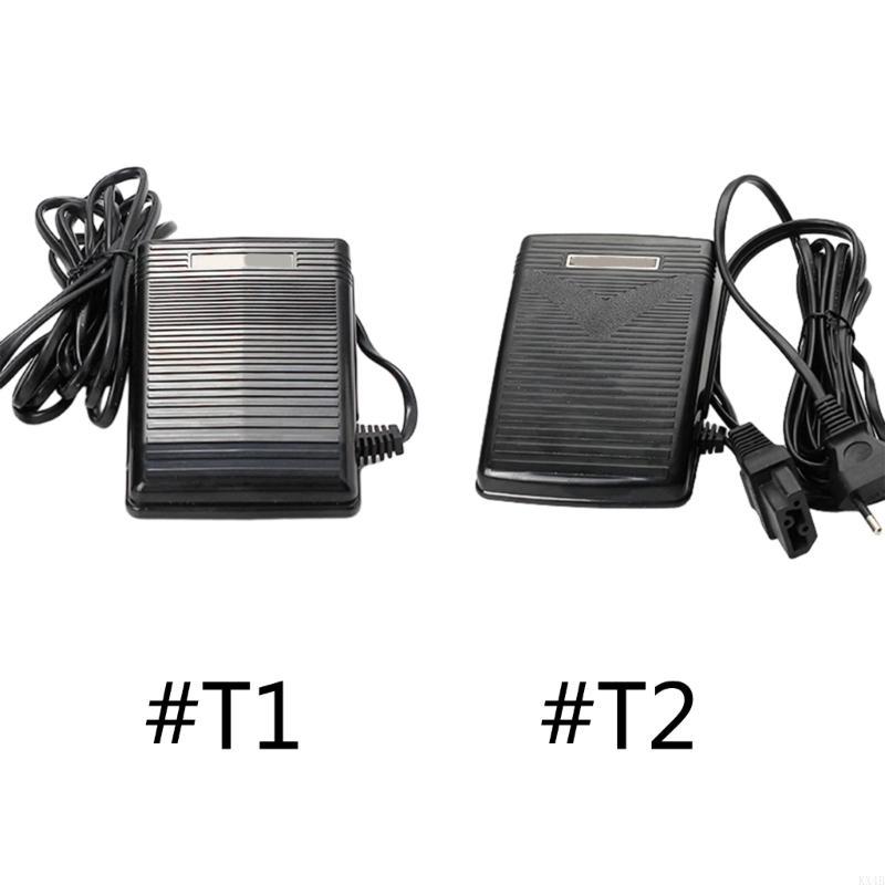 Nähmaschinen Fußpedal mit Kabel Effizienzsteigerung durch einstellbare Geschwindigkeit 50/60Hz Universelles Nähzubehör
