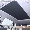 Roof Sun Protection Shield, Sunroof UV Protection, Panoramic Roof Heat Insulation, For LHD Volkswagen Tiguan L LWB 2024-2026