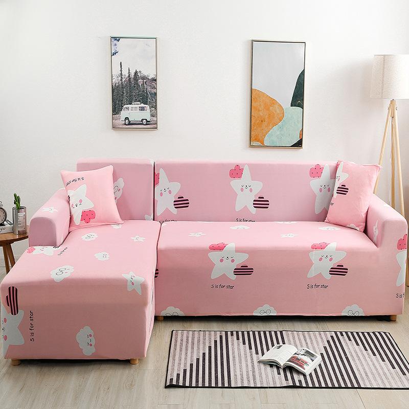 Elastic All-Inclusive Non-Slip Sofa Cover Sofa Slipcover Solid Color