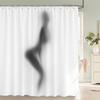 Sexy Woman Bath Curtains Waterproof Bathroom Shower Curtain Girl Shadow 3d print With Hooks Polyester Cloth 180*200 Bath Screen