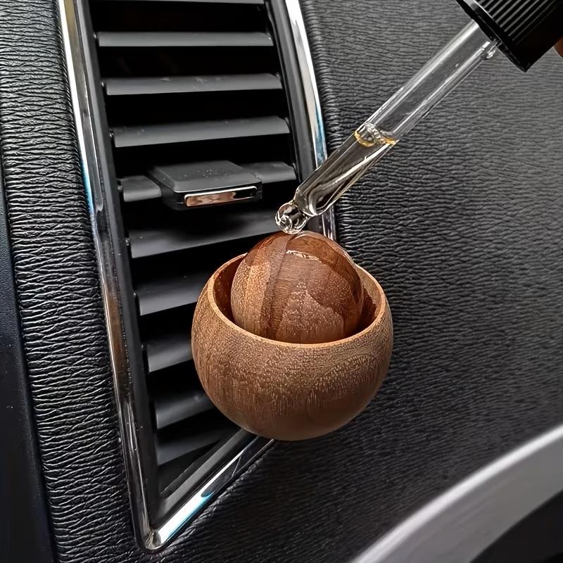 Mini Lightweight Wooden Aroma Diffuser Natural Portable Scent Fragrance Oil Diffuser for Car Bedroom Outdoor Travel
