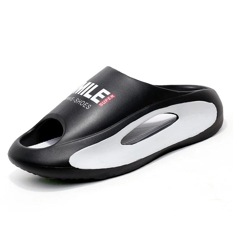 Men's Slippers  EVA Soft Thick Soled Slippers Women's Fashion Wear Slippers Home Home Sandals Men's Beach Shoes