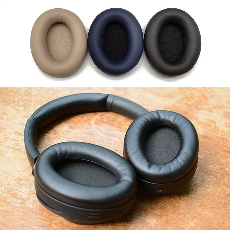 Funda de Esponja de Repuesto Cualificada para Auriculares WH-1000XM4 WH1000XM4 Cubierta para Auriculares Aislar Ruido Orejeras para Auriculares