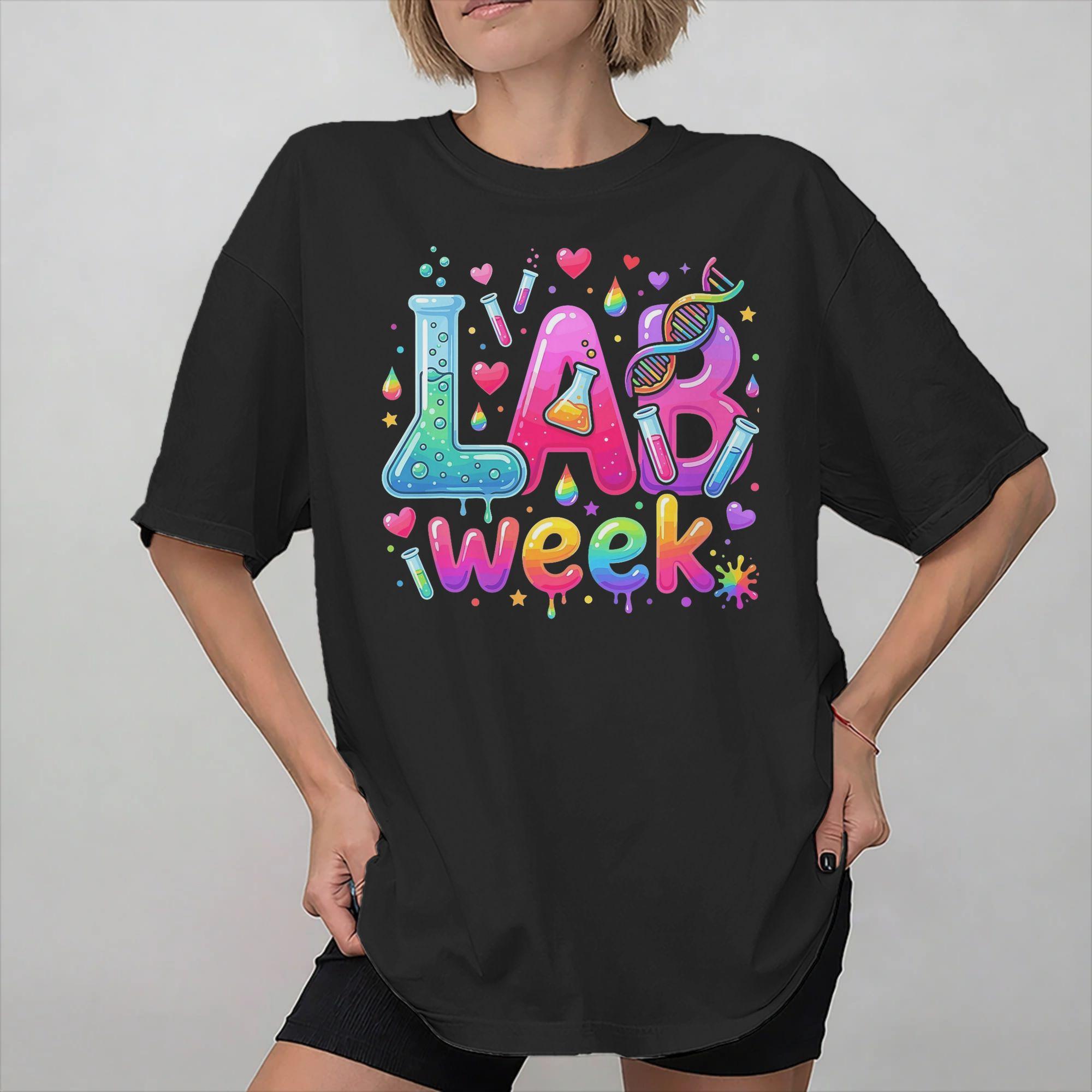 Unisex Women Graphic Lab Crew Lab Week 2026  T Shirt Tee Pure Cotton  Tshirts Clothing S